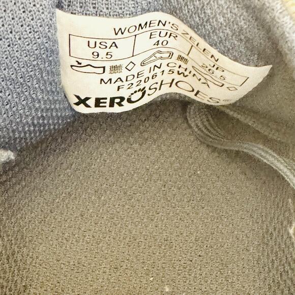 Xero Shoes Womens 9.5 Blue White Zelen Mesh Minimalist Running Athletic Sneakers - Picture 12 of 13